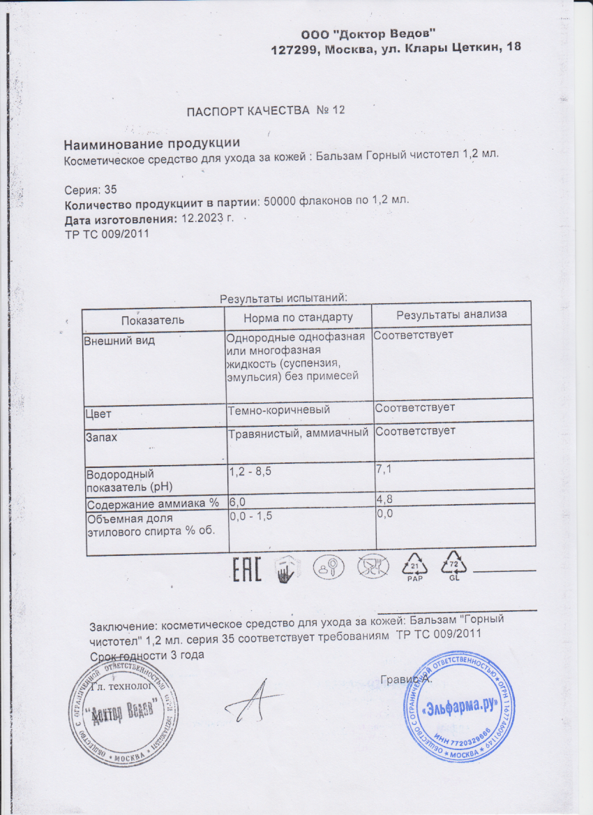Паспорт №122023